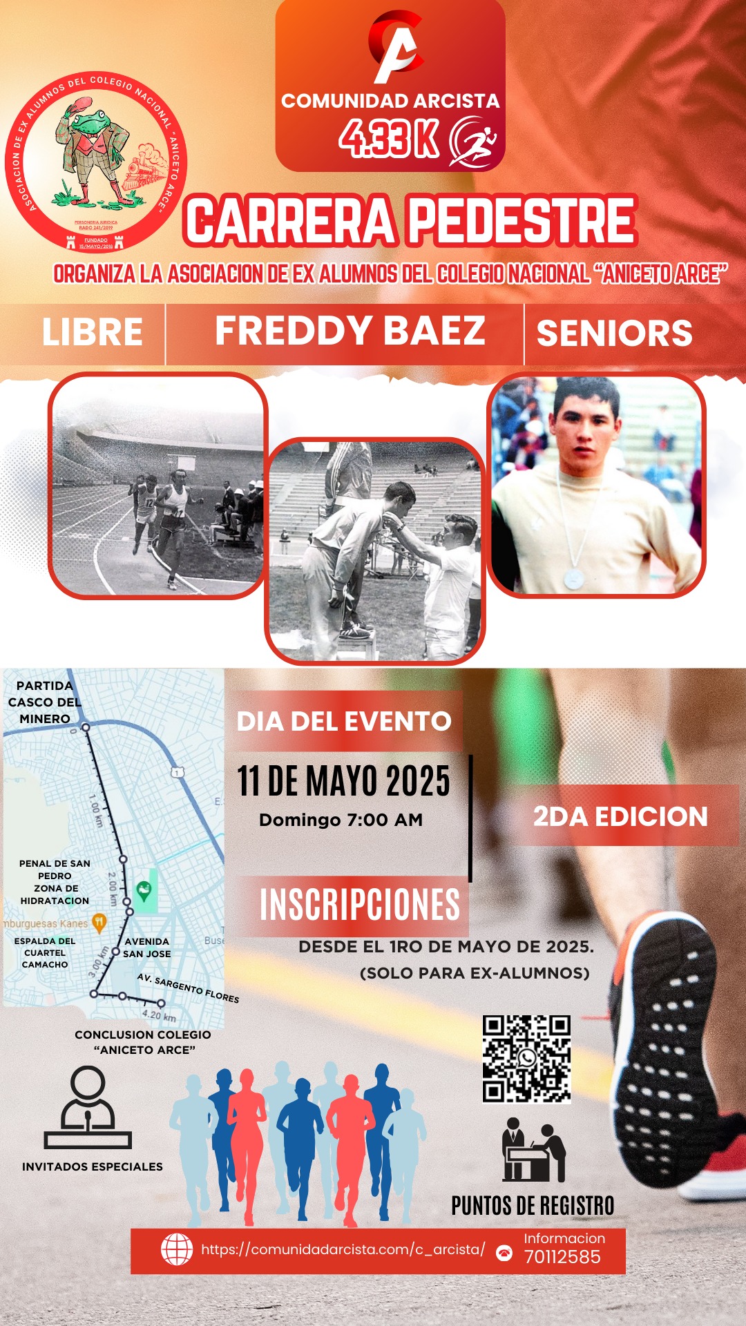 CARRERA PEDESTRE 4.33K